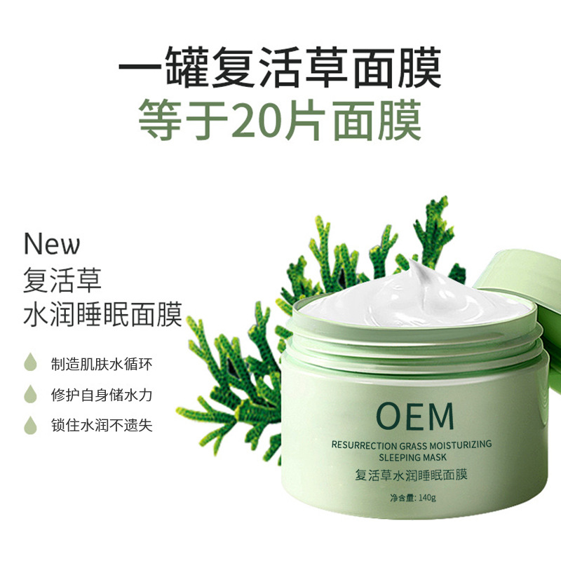 迪美_复活草睡眠面膜OEM